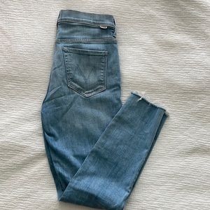 Mother Jeans - “The Stunner Ankle Fray”